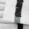 Black Center Stripe Gym Towels from Texon
