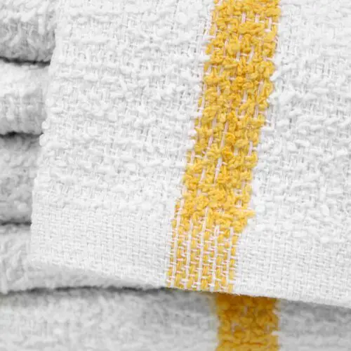 Gold Center Stripe Gym Towels from Texon