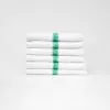 Green Center Stripe Gym Towels from Texon