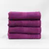 Stack of 16x27 Plum Gym Towels