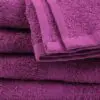 16x27 Plum Gym Towels with Closeup