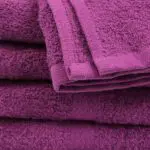 16x27 Plum Gym Towels with Closeup