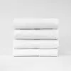 Stack of 16x27 White Premium Hand Towels; Premium White Spa Towels