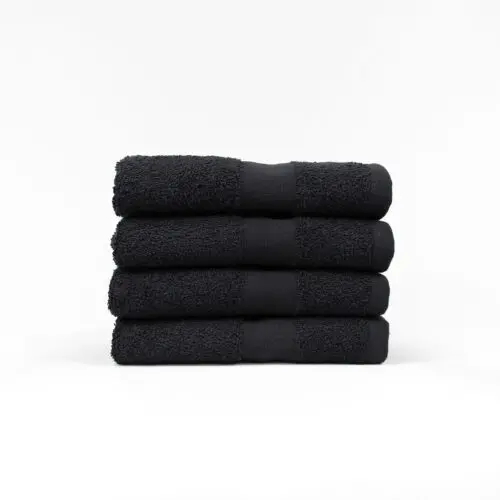 Black Bleach Proof Salon Towel, 16x28 size