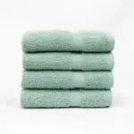 16x30 Kashmir Green Hand Towel; Mint Green Hand Towel; Spa Towel