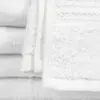 Closeup of 16x30 White Hand Towels Premium