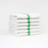 17x20 Green Center Stripe Bar Mop Towels