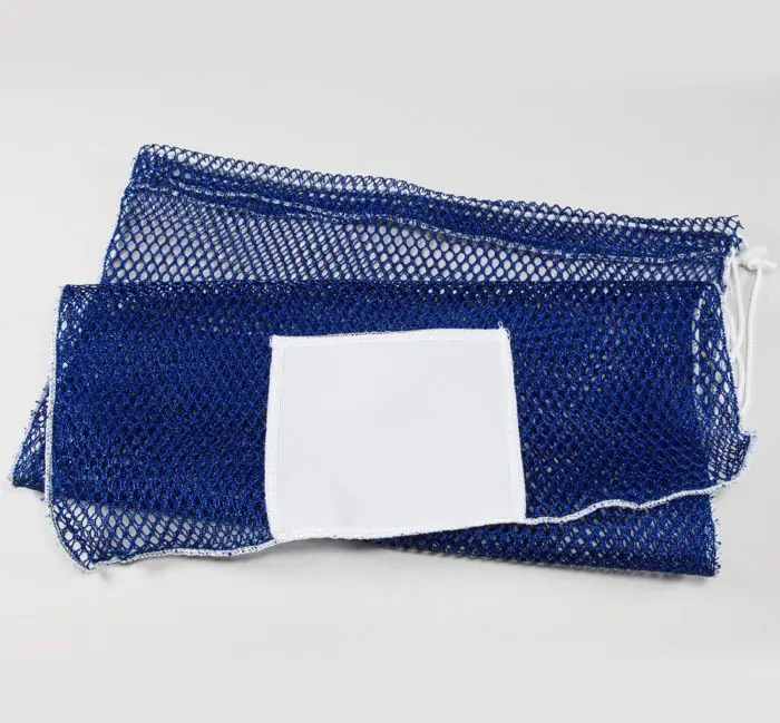 20x30 Mesh Bags Drawcord Navy Blue