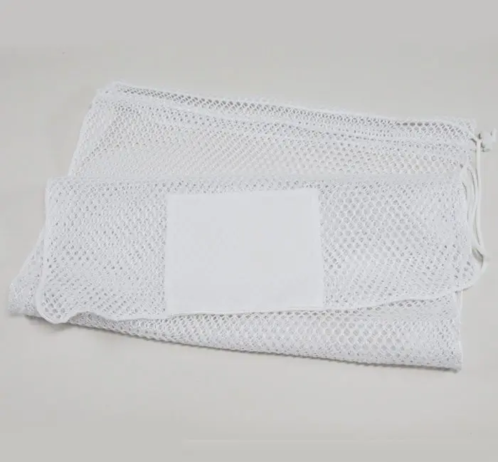 20x30 Mesh Bags Drawcord White