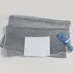20x30 Mesh Bags Rubber Ties Gray