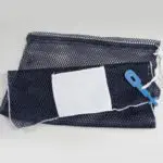 20x30 Mesh Bags Rubber Ties Navyblue