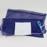 20x30 Mesh Bags Rubber Ties Purple