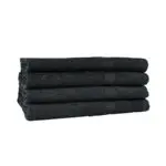 22x44 Black Bench Towels Black
