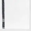 22x44 Black Center Stripe Workout Towel