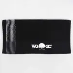 22x44 Black Super Gym Towels Custom Printed