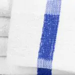 22x44 Blue Center Stripe Workout Towel