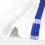 22x44 Blue Center Stripe Workout Towel