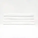 Stack of 22x44 Economy White Gym Towels