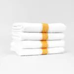 22x44 Gold Center Stripe Workout Towel