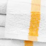 22x44 Gold Center Stripe Workout Towel