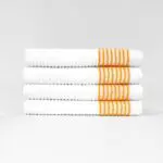 22x44 Super Gym Towels Gold Stripes