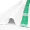 22x44 Green Center Stripe Workout Towel
