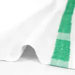 22x44 Green Center Stripe Workout Towel