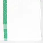 22x44 Green Center Stripe Workout Towel
