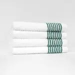 22x44 Super Gym Towels Green Stripe