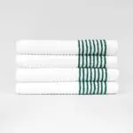 22x44 Super Gym Towels Green Stripe