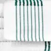 22x44 Super Gym Towels Green Stripe