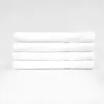 Stack of 22x44 Premium White Gym Towels