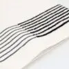 22x44 White Black Stripes Golf Caddie Towel St2244 White Blk Bgrade 1