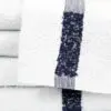 Black Center Stripe Workout Towels