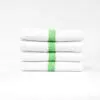 Green Center Stripe Workout Towels