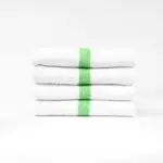 Green Center Stripe Workout Towels