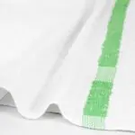 Green Center Stripe Workout Towels