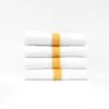 Yellow Center Stripe Workout Towels
