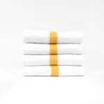 Yellow Center Stripe Workout Towels
