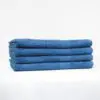 Stack of 24x50 Porcelain Blue Locker Room Towels