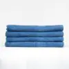 Stack of 24x50 Porcelain Blue Locker Room Towels