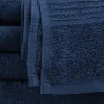 Closeup of 27x54 Navy Towel