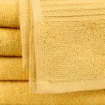 Closeup of 27x54 Yellow Towel