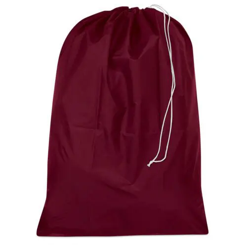 30x40 Maroon Nylon Laundry Bag
