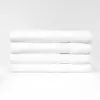 Stack of 30x60 Premium White Bath Towels