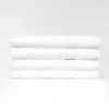 Stack of 30x60 White Bath Sheet Towels