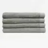 35x68 Grey Bath Sheet, compares to 1888 Millennium bath towels, grey pool towel, premium grey towels, grey resort pool towels