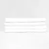 Stack of 35x70 Premium White Bath Sheets