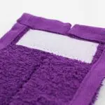 Purple Football Quarterback Towel 4x12