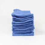 Blue Huck Surgical Towels, reclaimed surgical towels, huck towels